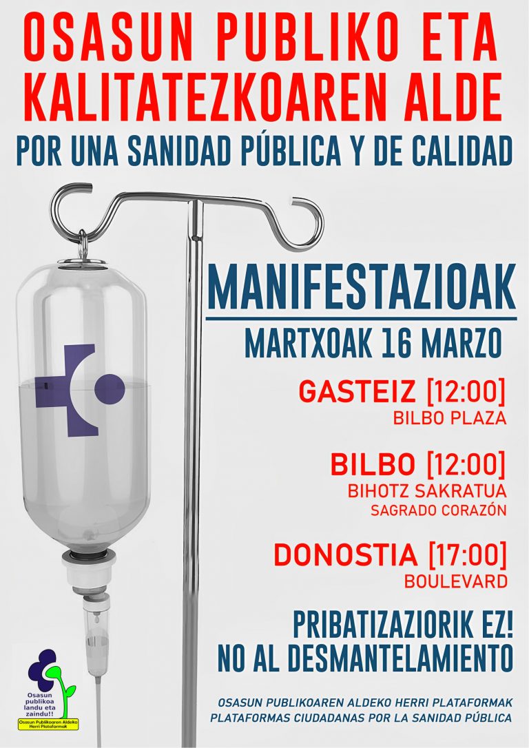 Manifestación 16 marzo